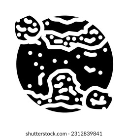 red planet mars planet glyph icon vector. red planet mars planet sign. isolated symbol illustration