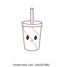 red plastic cup with lid and straw

vector,clip art,colouring book,Cute cartoon