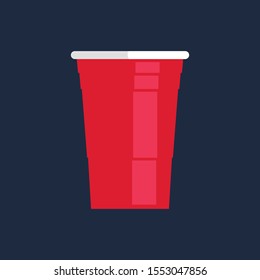 Red Plastic Party Cup, Material Design