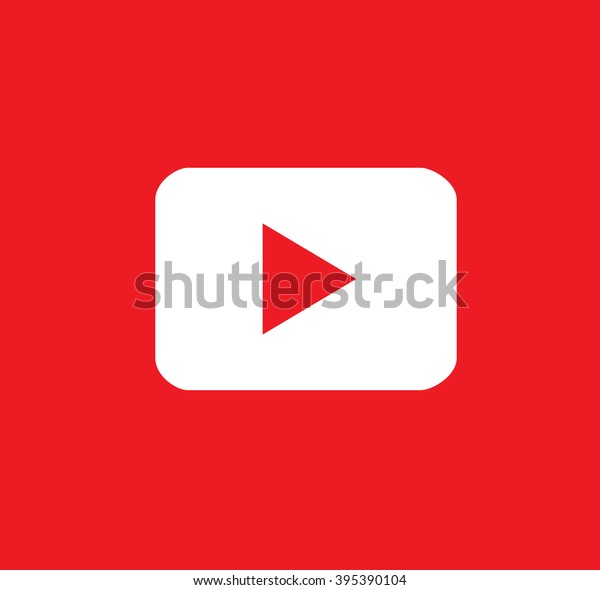 赤い再生ベクター画像ロゴ Jpg Jpeg Epsアイコンボタン Youtubeフラットソーシャルメディア背景サインダウンロード のベクター画像素材 ロイヤリティフリー