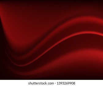 Red pleats fabric background decor