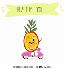 Red plum berry fruit. Natural vitamin antioxidant detox food collection. Vector hand drawn illistration.