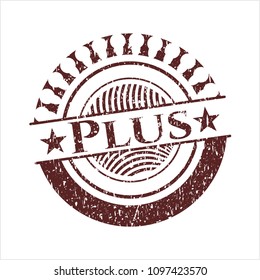  Red Plus distress rubber grunge texture seal