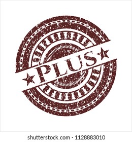 Red Plus distress rubber seal
