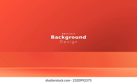 Red Podium stand product display on background , illustration 3d Vector EPS 10