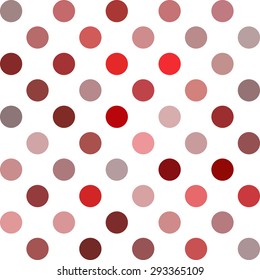 Red Polka Dots Background, Creative Design Templates