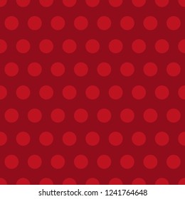 Red polka dots trendy background