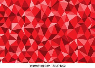RED POLY ABSTRACT BACKGROUND