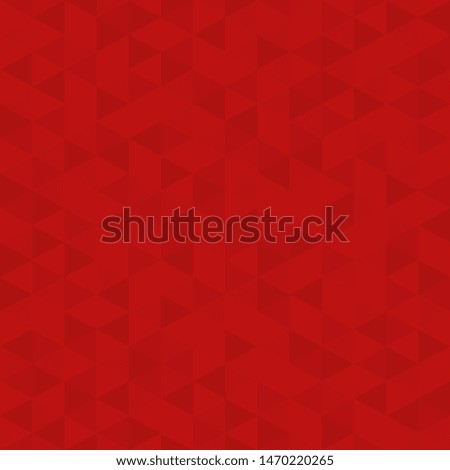 Red Polygon Mosaic Bacground, Business Design Template, Low Poly Style Illustration - Vector
