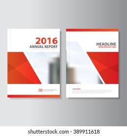 Red polygon Vector annual report Leaflet Brochure Flyer template design, book cover layout design, Abstract red polygon presentation templates