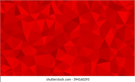 Red Polygonal Background