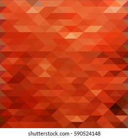 Red polygonal background. Abstract mosaic background