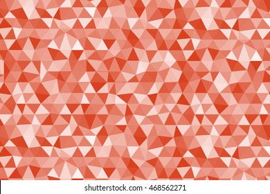 red polygonal background with geometry shape, vector illustration. for design, card, template, business, wallpaper