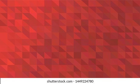 Red polygonal illustration background. Low poly style.