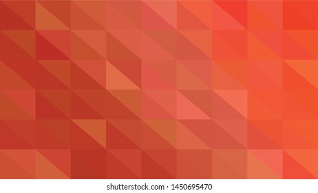 Red polygonal illustration background. Low poly style.