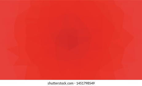 Red polygonal illustration background. Low poly style.