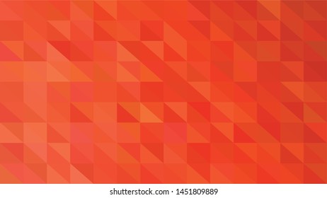Red polygonal illustration background. Low poly style.