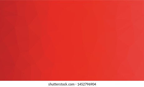 Red polygonal illustration background. Low poly style.