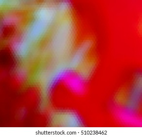 Red polygonal illustration with triangle. Geometric background.