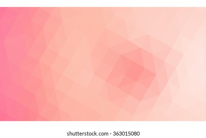 Red polygonal illustration, which consist of triangles. Geometric background in Origami style with gradient. Triangular design for your business in vector.