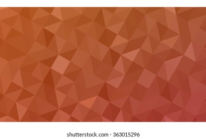 Red polygonal illustration, which consist of triangles. Geometric background in Origami style with gradient. Triangular design for your business in vector.