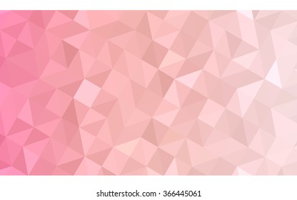 Red polygonal illustration, which consist of triangles. Geometric background in Origami style with gradient. Triangular design for your business.