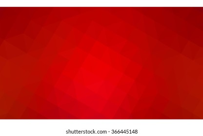 Red polygonal illustration, which consist of triangles. Geometric background in Origami style with gradient. Triangular design for your business.