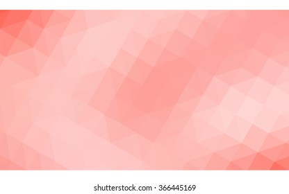 Red polygonal illustration, which consist of triangles. Geometric background in Origami style with gradient. Triangular design for your business.