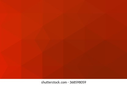 Red polygonal illustration, which consist of triangles. Geometric background in Origami style with gradient. Triangular design for your business.