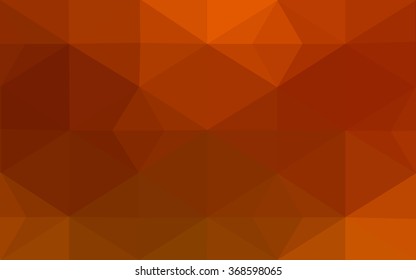 Red polygonal illustration, which consist of triangles. Geometric background in Origami style with gradient. Triangular design for your business.
