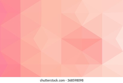 Red polygonal illustration, which consist of triangles. Geometric background in Origami style with gradient. Triangular design for your business.