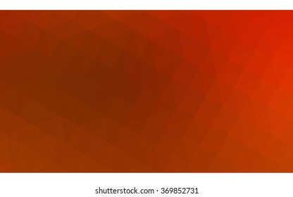 Red polygonal illustration, which consist of triangles. Geometric background in Origami style with gradient. Triangular design for your business.