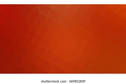 Red polygonal illustration, which consist of triangles. Geometric background in Origami style with gradient. Triangular design for your business.
