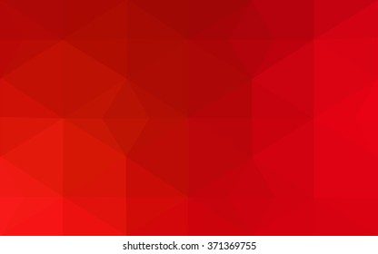 Red polygonal illustration, which consist of triangles. Geometric background in Origami style with gradient. Triangular design for your business.