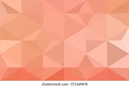 Red polygonal illustration, which consist of triangles. Geometric background in Origami style with gradient. Triangular design for your business.