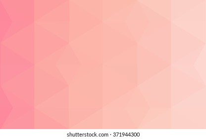 Red polygonal illustration, which consist of triangles. Geometric background in Origami style with gradient. Triangular design for your business.