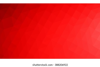Red polygonal illustration, which consist of triangles. Geometric background in Origami style with gradient. Triangular design for your business.