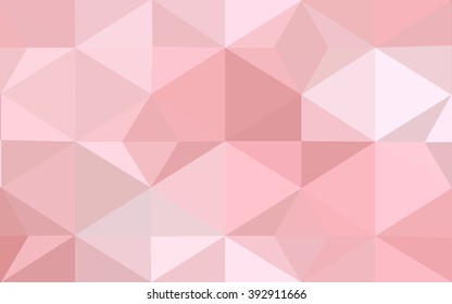 Red polygonal illustration, which consist of triangles. Geometric background in Origami style with gradient. Triangular design for your business.