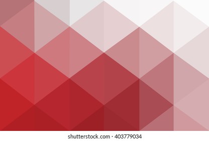 Red polygonal illustration, which consist of triangles. Geometric background in Origami style with gradient. Triangular design for your business.