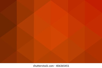 Red polygonal illustration, which consist of triangles. Geometric background in Origami style with gradient. Triangular design for your business.