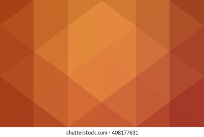 Red polygonal illustration, which consist of triangles. Geometric background in Origami style with gradient. Triangular design for your business.