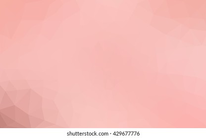 Red polygonal illustration, which consist of triangles. Geometric background in Origami style with gradient. Triangular design for your business.