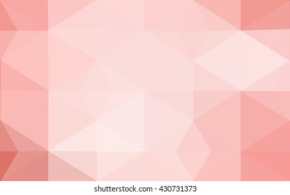 Red polygonal illustration, which consist of triangles. Geometric background in Origami style with gradient. Triangular design for your business.