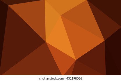 Red polygonal illustration, which consist of triangles. Geometric background in Origami style with gradient. Triangular design for your business.