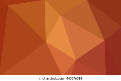 Red polygonal illustration, which consist of triangles. Geometric background in Origami style with gradient. Triangular design for your business.
