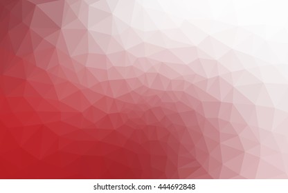 Red polygonal illustration, which consist of triangles. Geometric background in Origami style with gradient. Triangular design for your business.