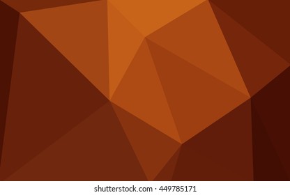 Red polygonal illustration, which consist of triangles. Geometric background in Origami style with gradient. Triangular design for your business.