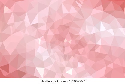 Red polygonal illustration, which consist of triangles. Geometric background in Origami style with gradient. Triangular design for your business.