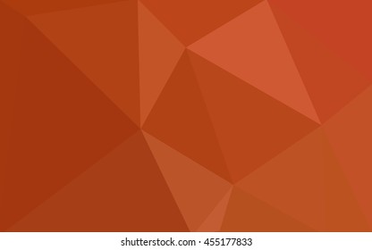 Red polygonal illustration, which consist of triangles. Geometric background in Origami style with gradient. Triangular design for your business.