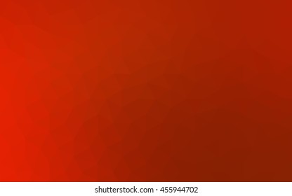 Red polygonal illustration, which consist of triangles. Geometric background in Origami style with gradient. Triangular design for your business.